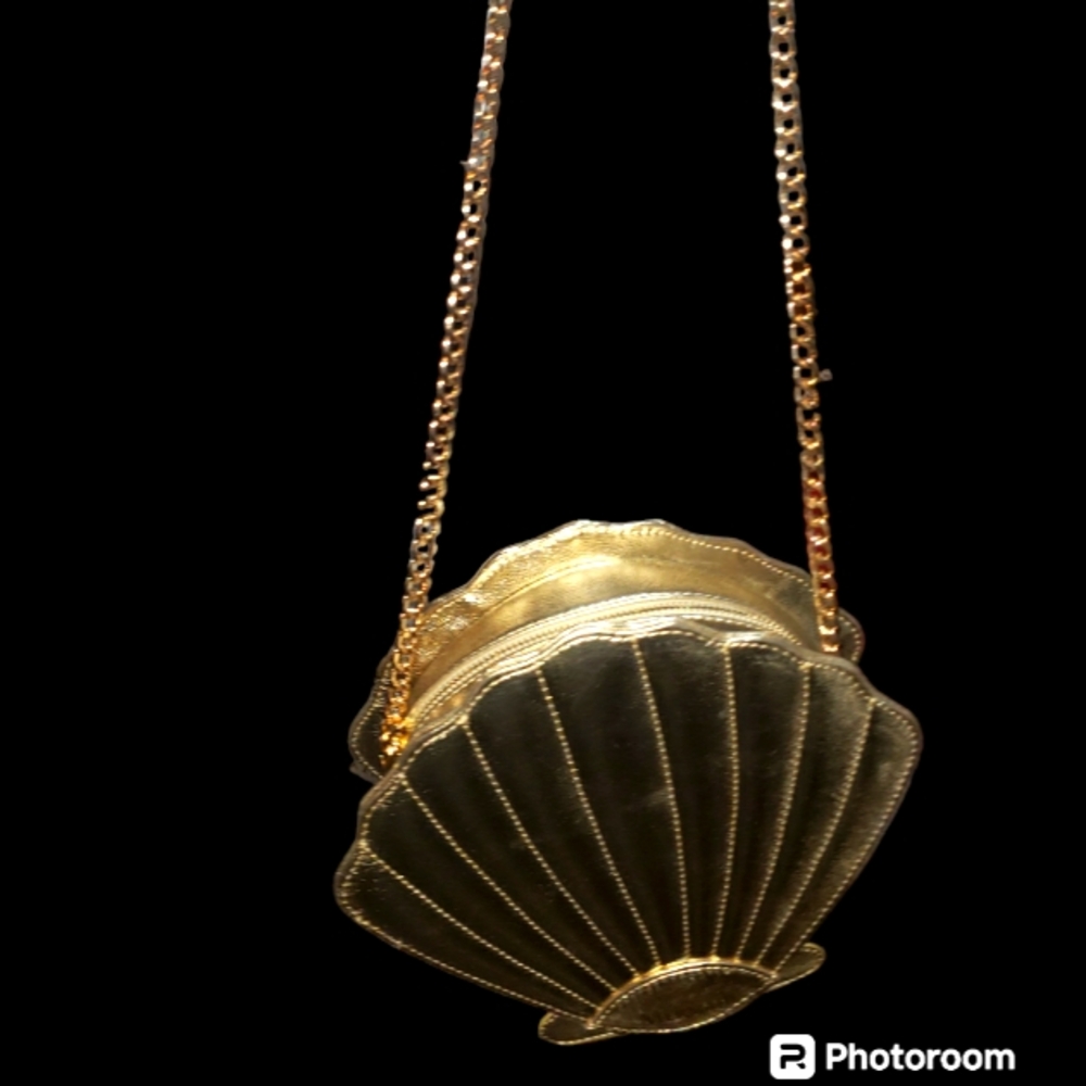 Disney Gold Shell Crossbody Bag